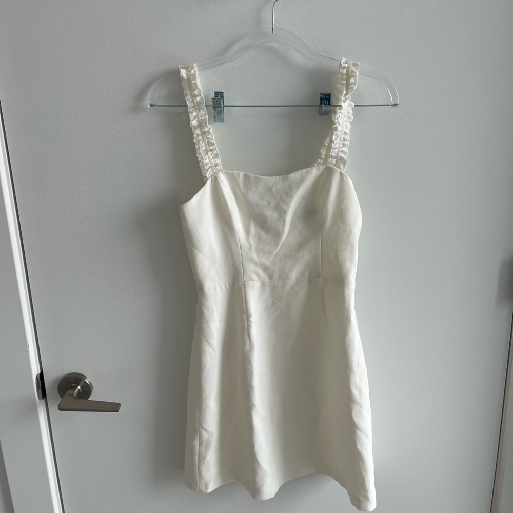 French Connection Elegant White Sleeveless Dress